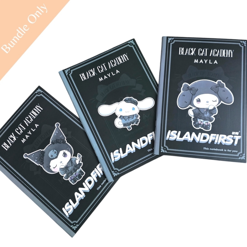 Black Cat Academy Composition Notebook
